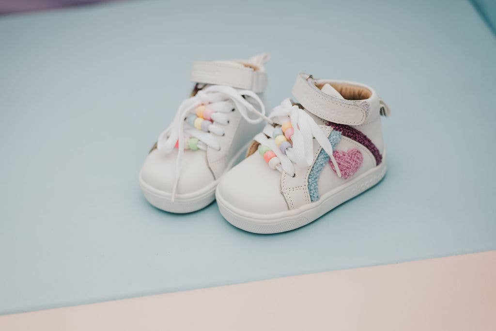 WONDERWALL LEATHER SNEAKER || WHITE
