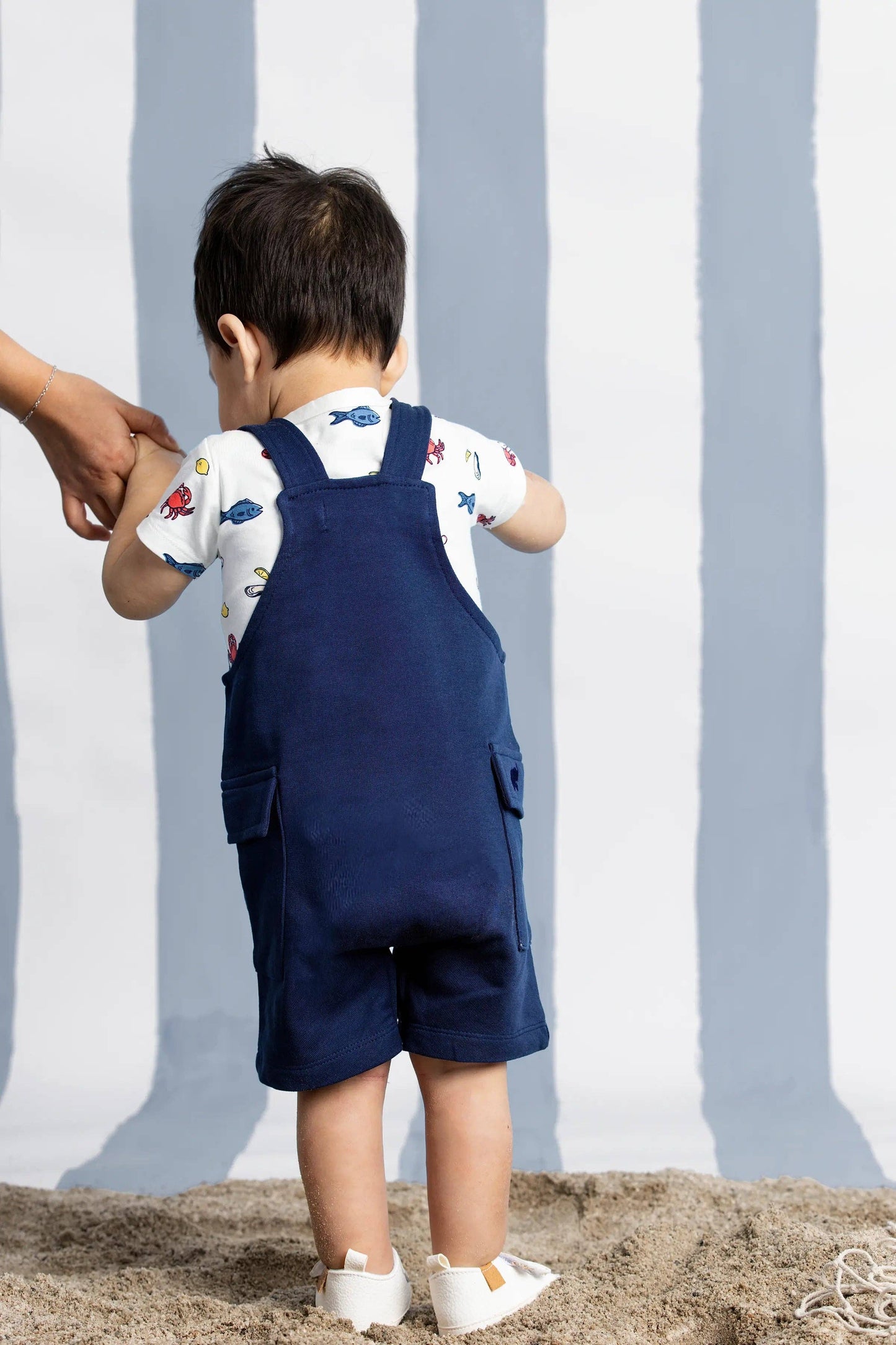 JACK + JILL BODYSUIT + OVERALLS SET || SEAFOOD BOIL