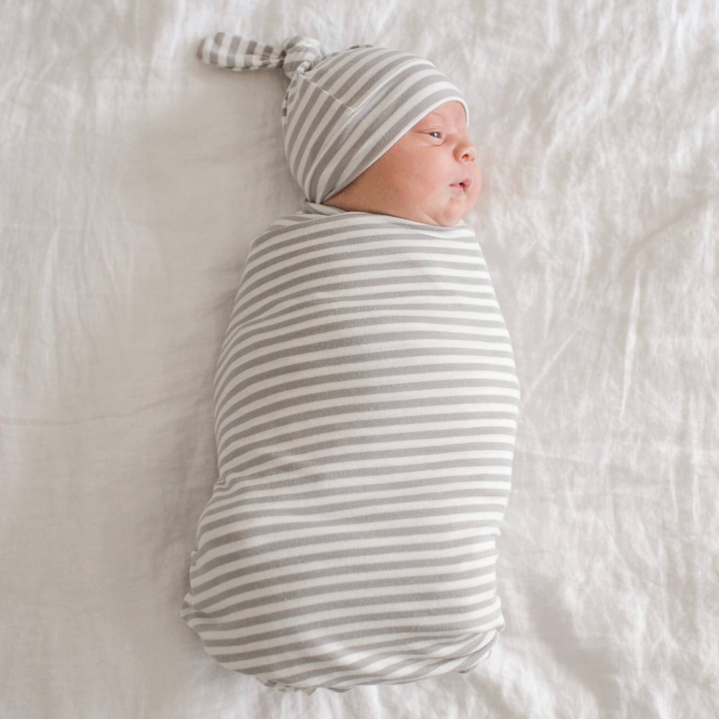 KNIT SWADDLE BLANKET || EVEREST