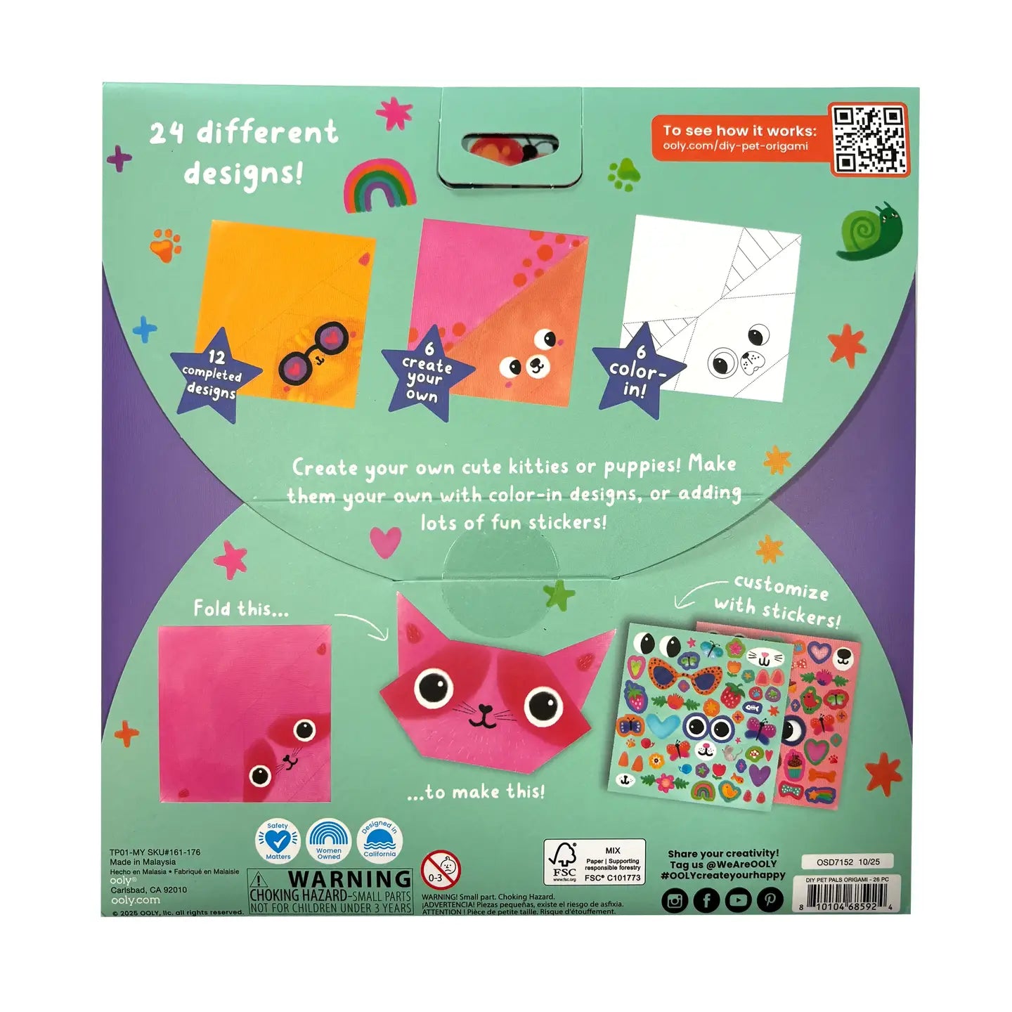DIY PET PALS ORIGAMI SET