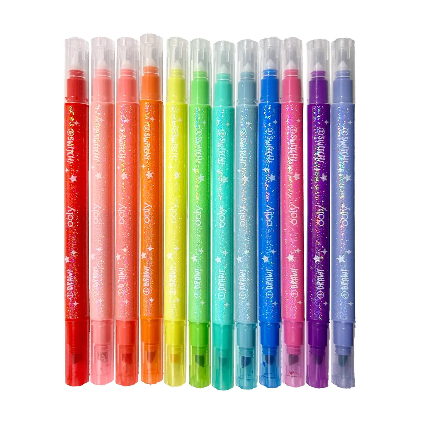 GLITTERY COLOR CHANGING MARKERS