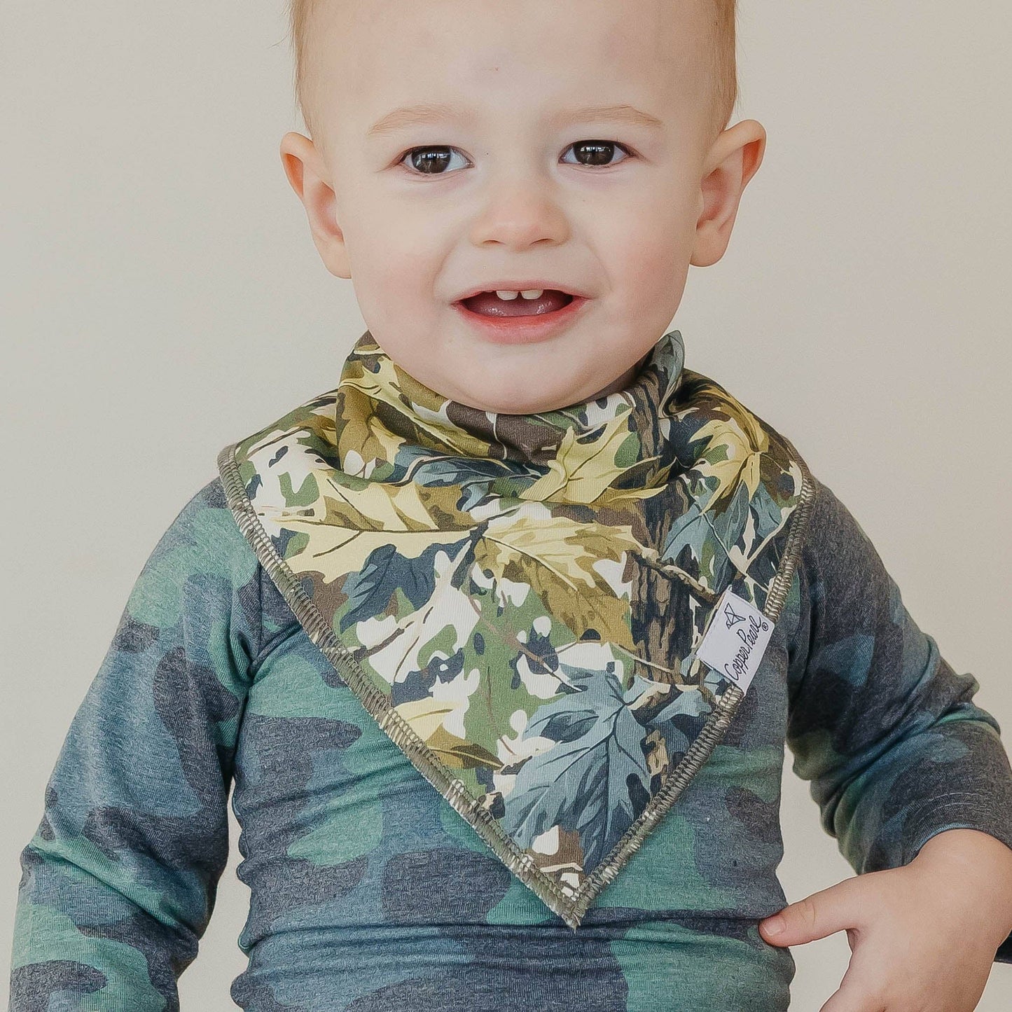 4 PACK BABY BANDANA BIBS || HUNTER
