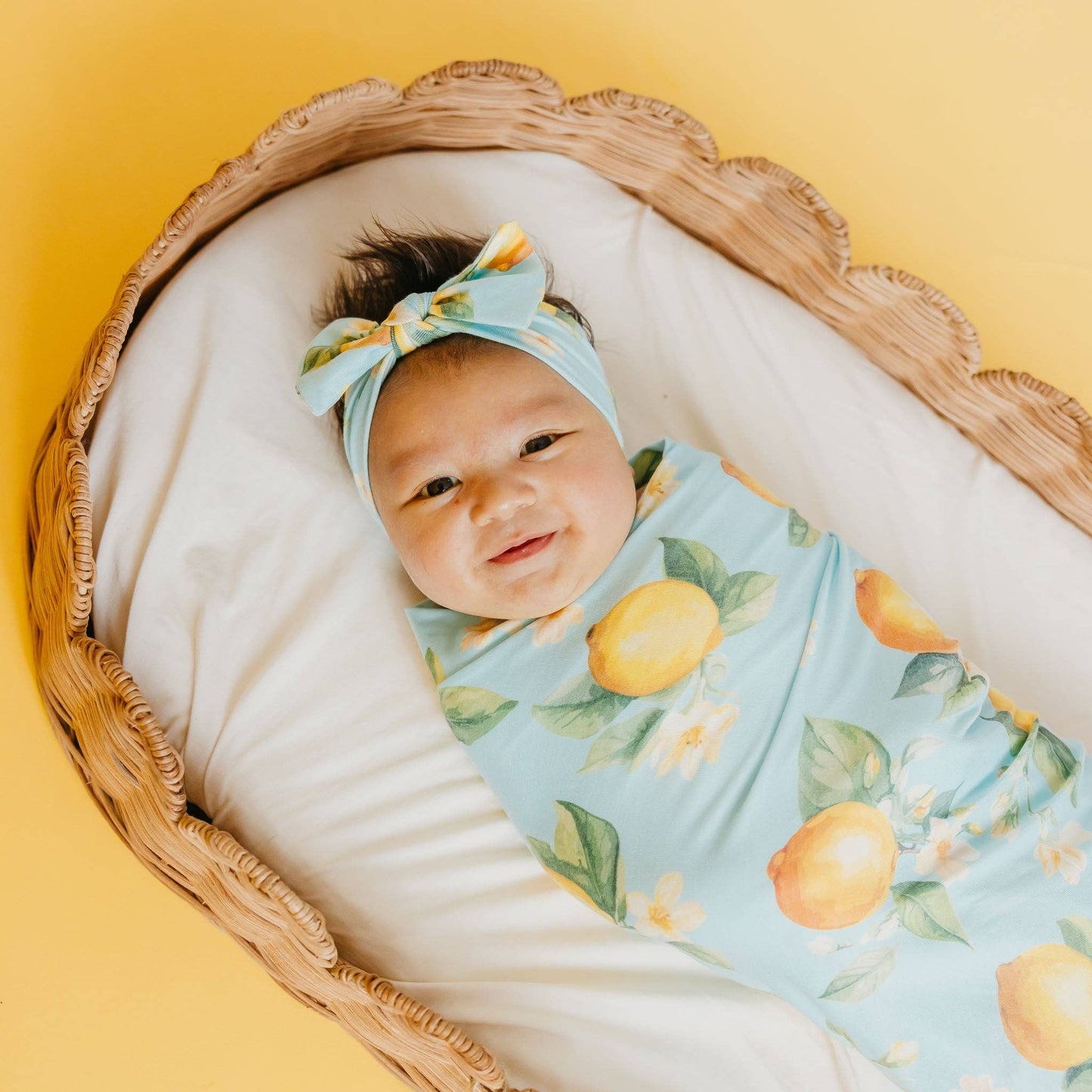 KNIT SWADDLE BLANKET || MELODY