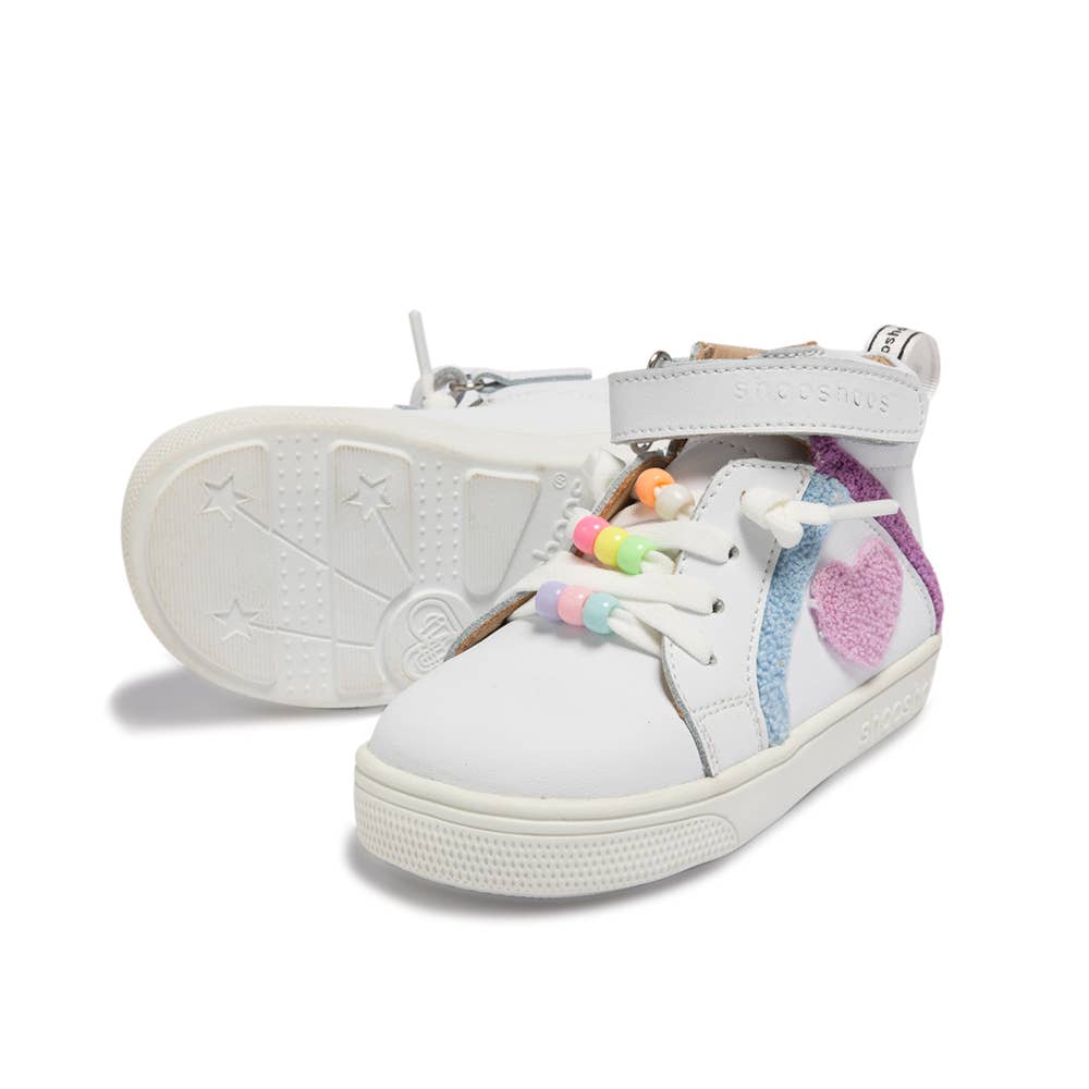 WONDERWALL LEATHER SNEAKER || WHITE