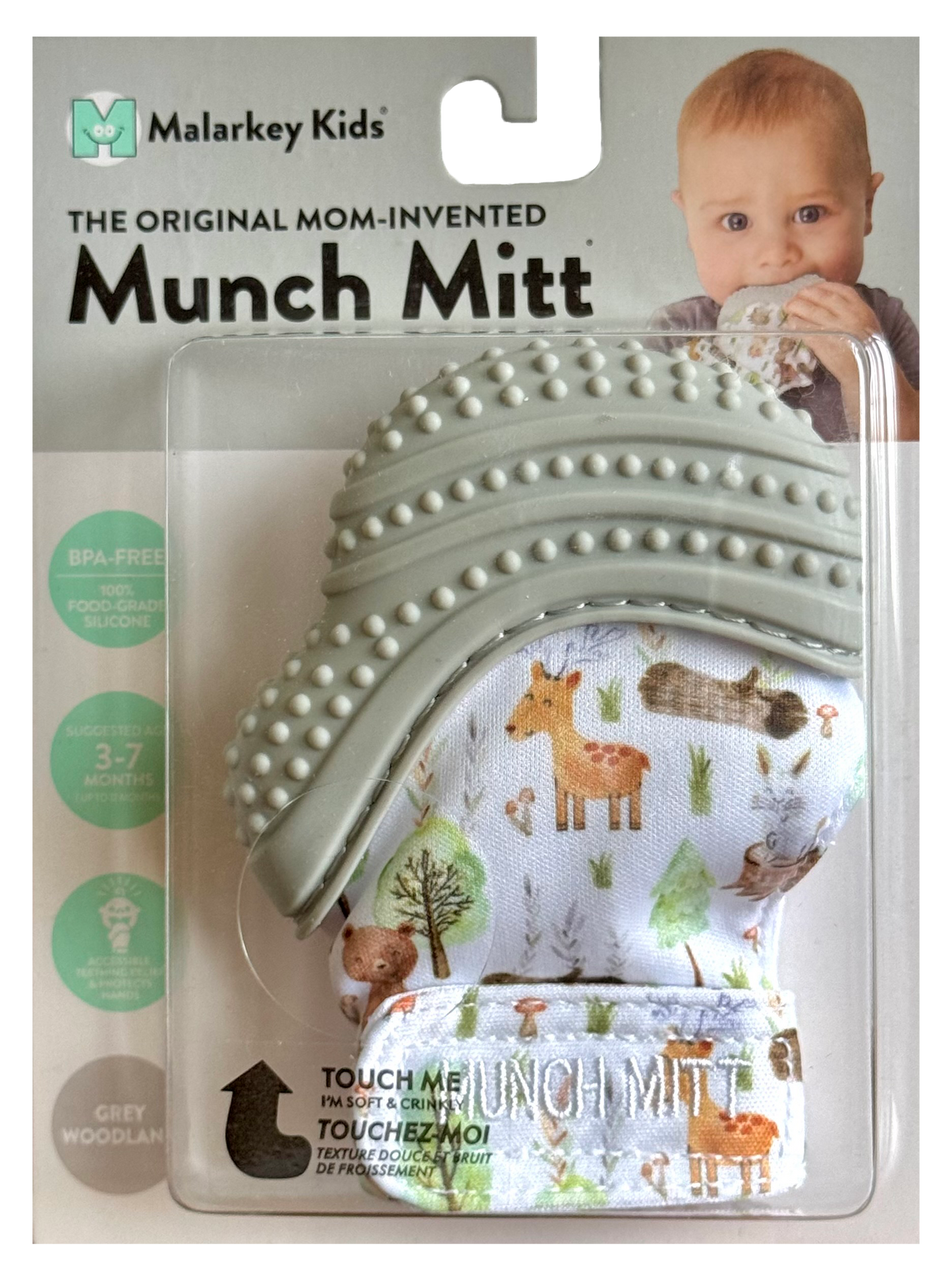 MUNCHI MITT|| PASTEL PINK HEARTS