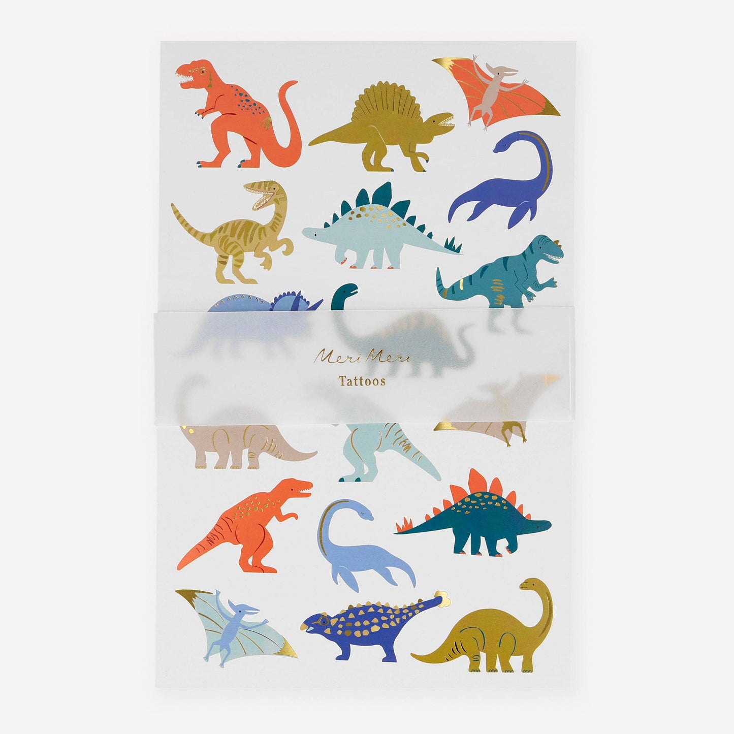 DINOSAURS TEMPORARY TATTOO SHEETS