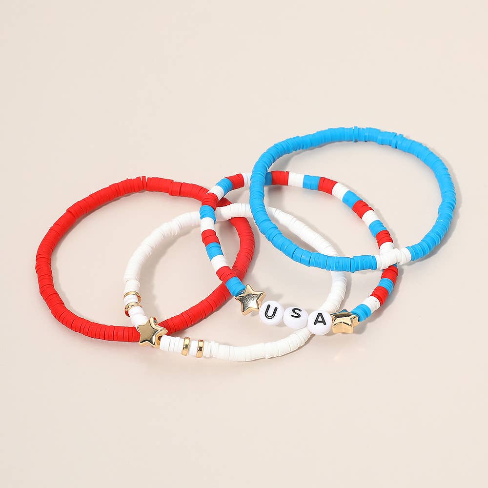 USA BRACELETS || 4PCS