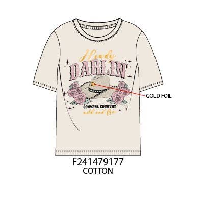 HOWDY DARLIN' GRAPHIC T-SHIRT