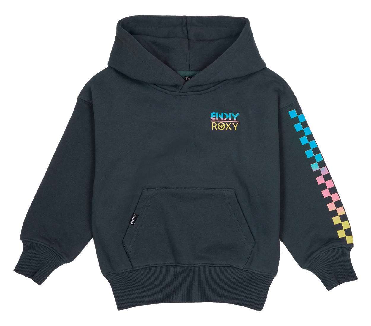 GIRL ROXY GRAPHIC HOODIE || NAVY BLUE