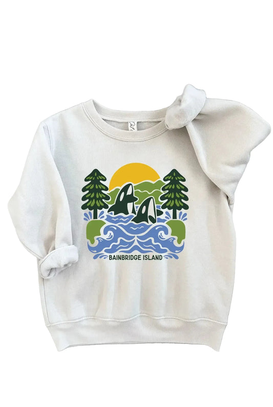 BAINBRIDGE ISLAND SWEATSHIRT || HEATHER DUST
