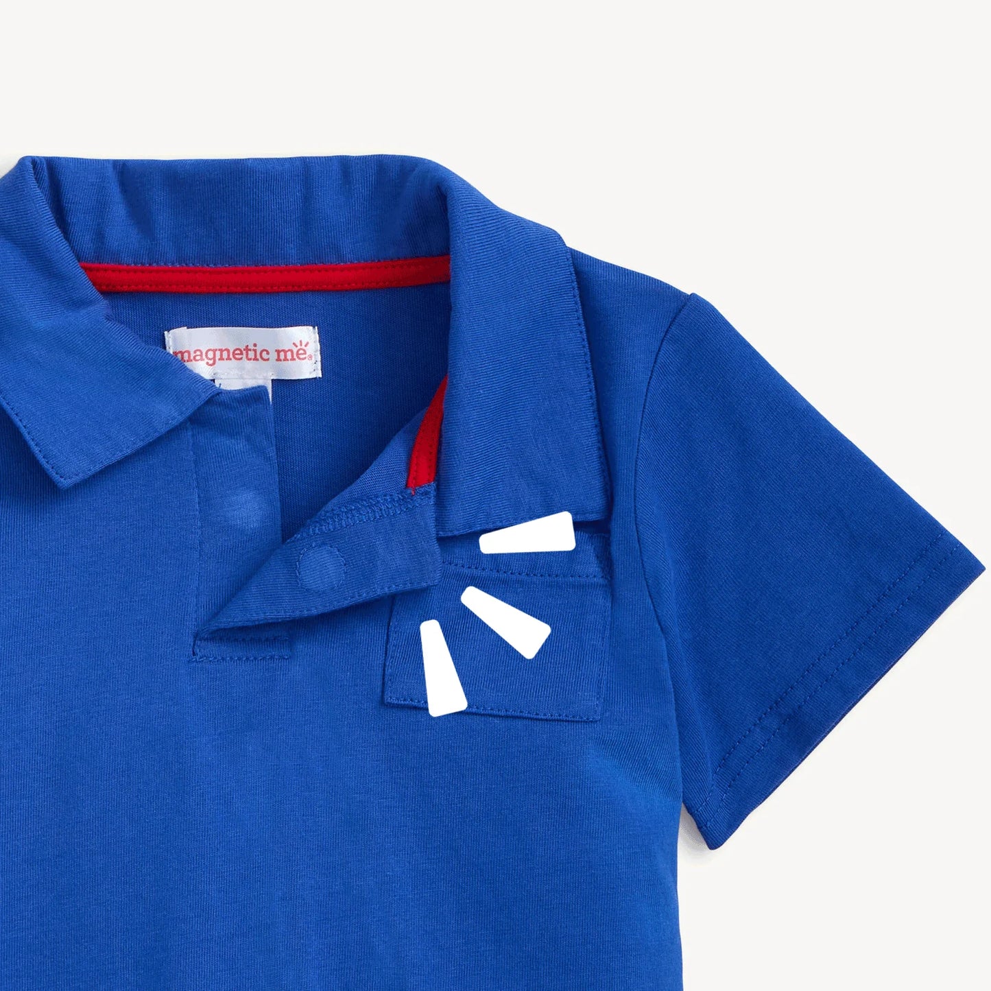 SEERSUCKER STRIPE MAGNETIC POLO & SHORT SET