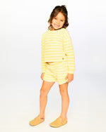 STRIPED SWEATER || YELLOW & WHITE