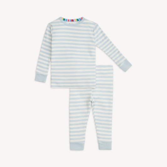 BLUE STRIPE ORGANIC COTTON L/S PJ