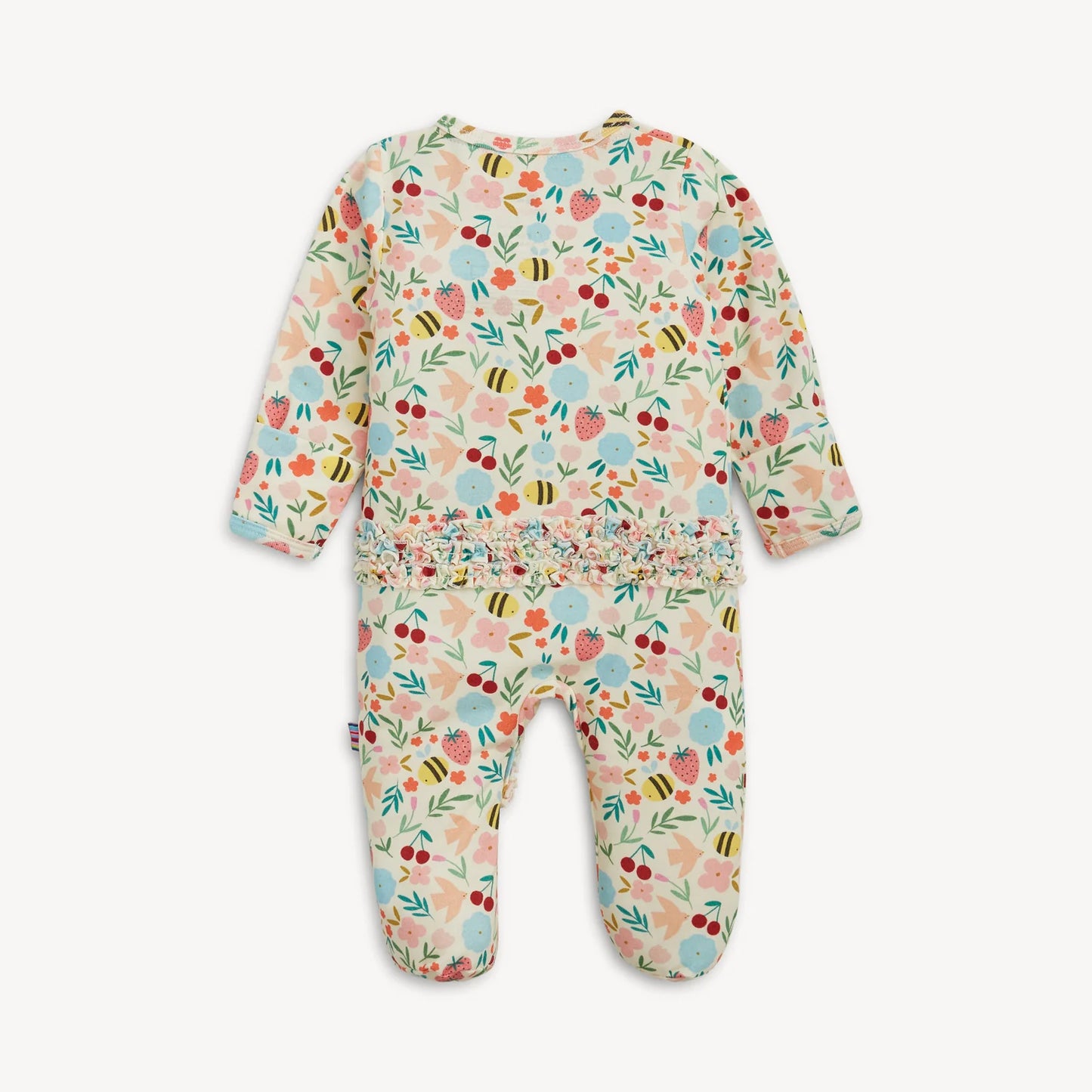 HONEY BLOSSOM MAGNETIC FOOTIE W/ RUFFLE