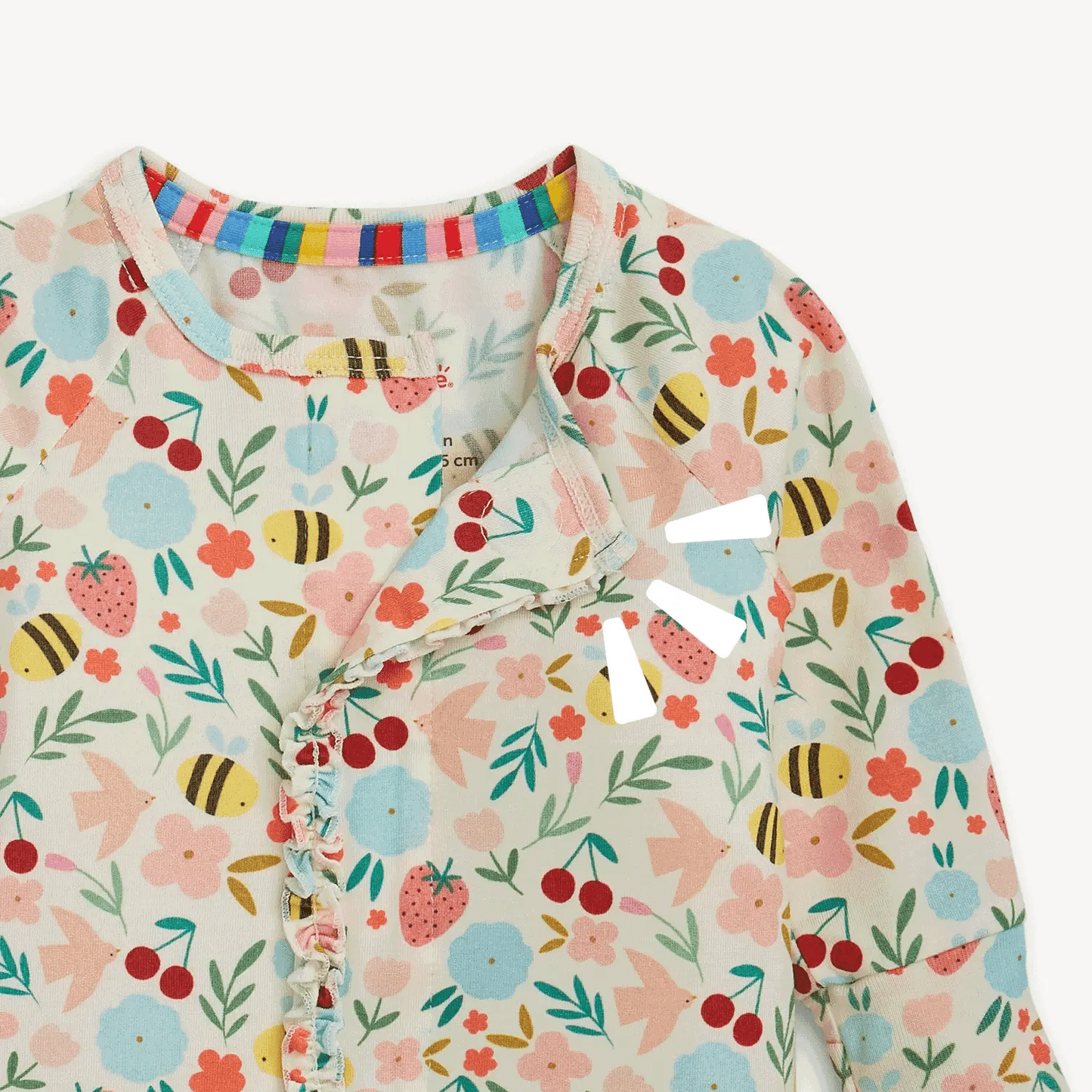 HONEY BLOSSOM MAGNETIC CONV COVERAL RUFFLE