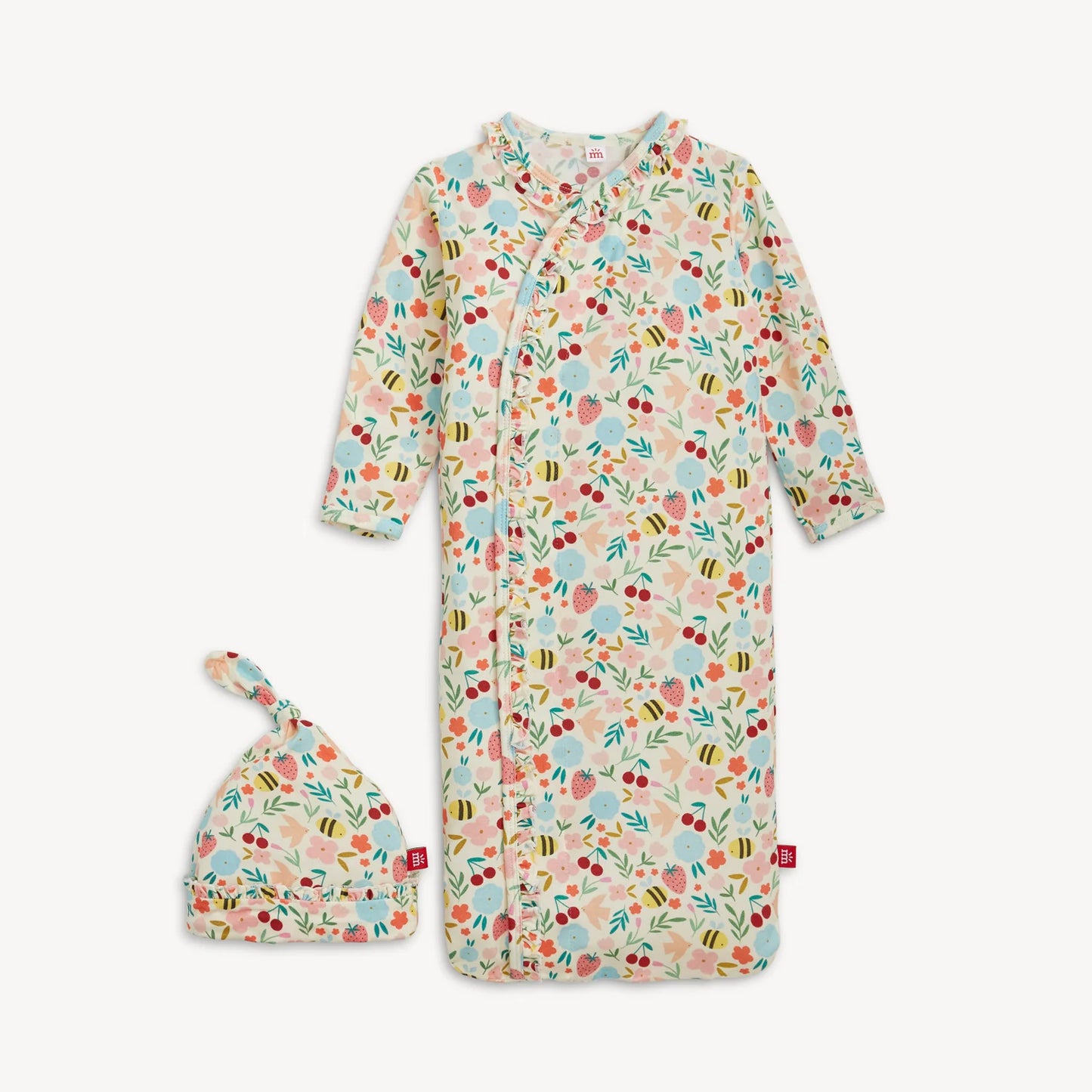 HONEY BLOSSOM MAG RUF GOWN + HAT SET