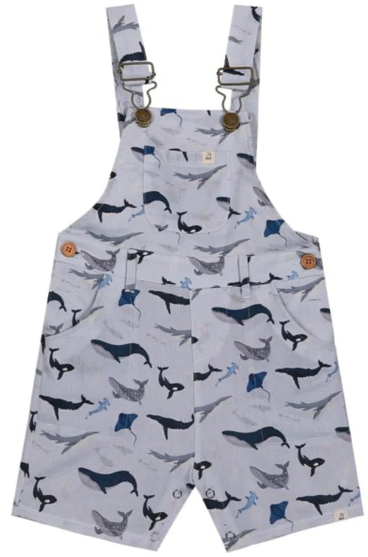 GALLEON WOVEN OVERALLS || WHALES