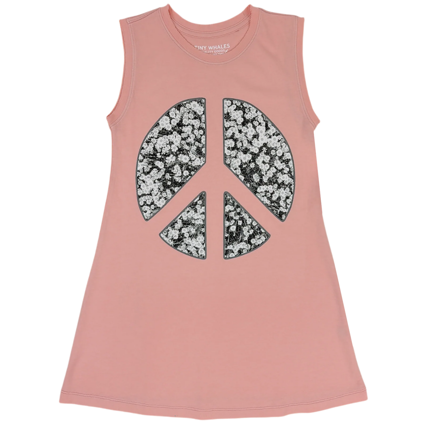 MUSCLE TANK DRESS || PEACE DAISIES