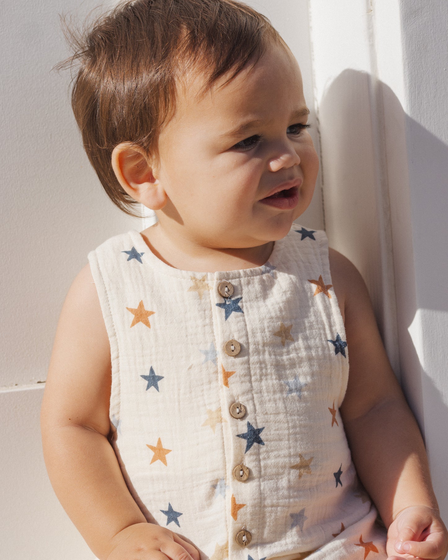 BUTTON JUMPSUIT || STARS