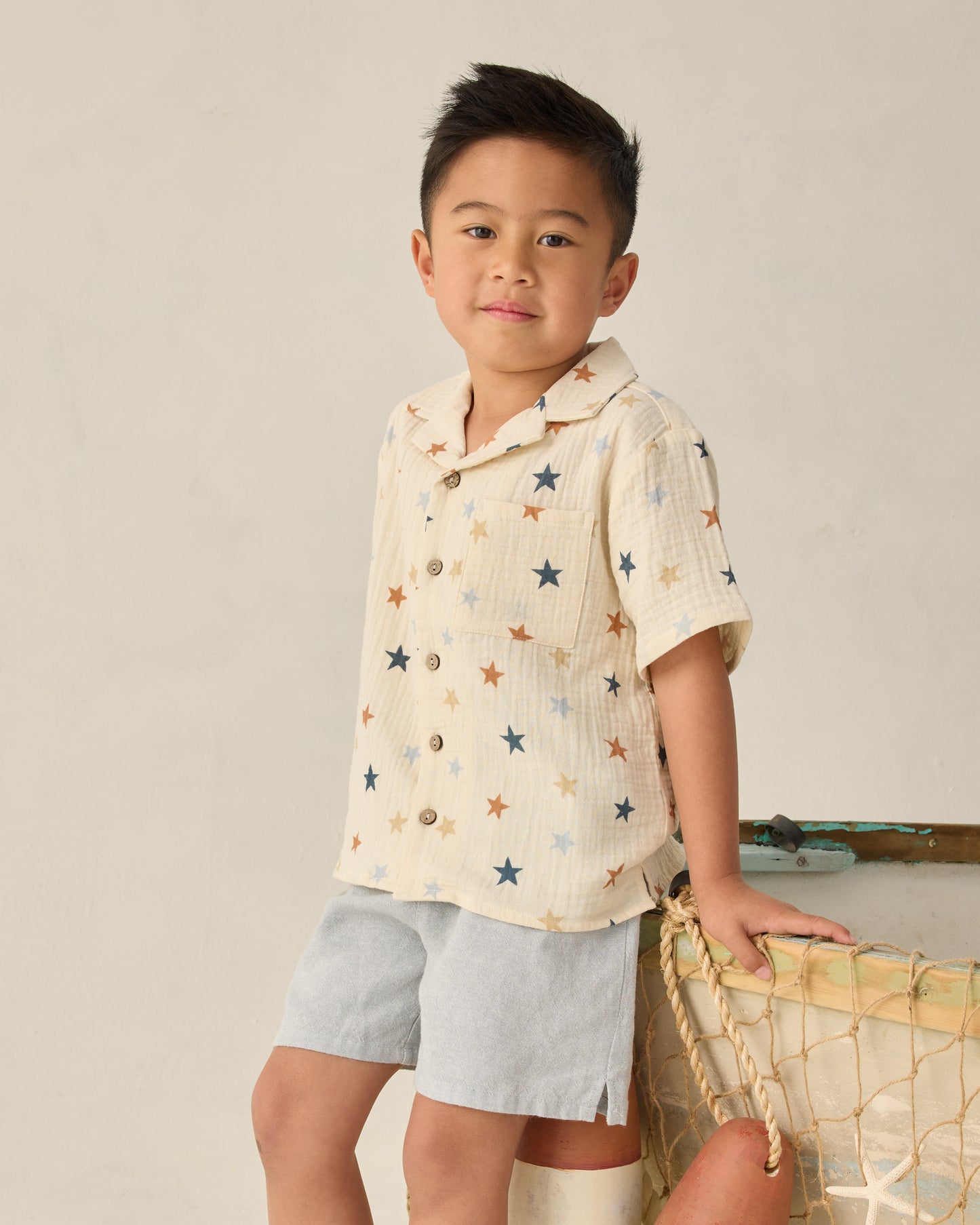 LAPEL COLLAR SHIRT || STARS