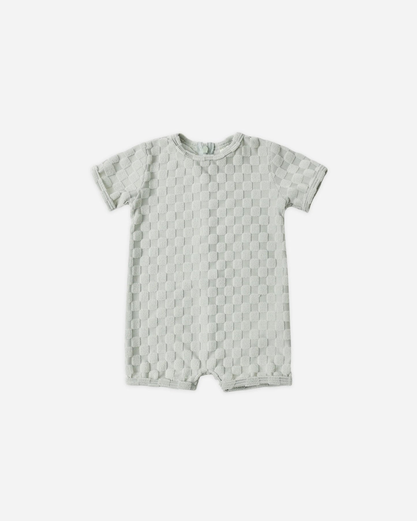 SHORTY ONE-PIECE || SAGE CHECK