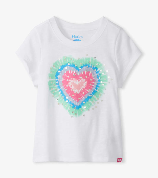 HEART BURST GRAPHIC TEE