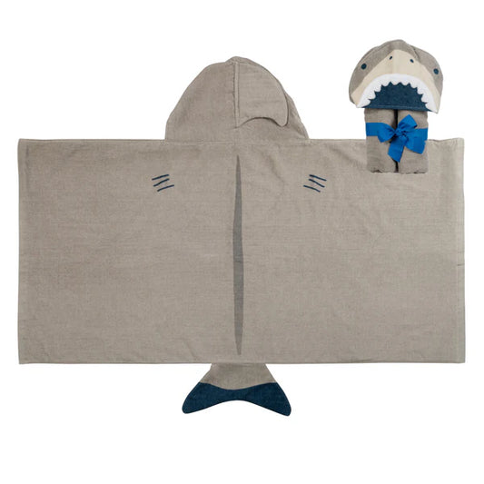 HOODED TOWEL || SHARK