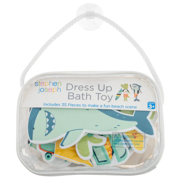 DRESS UP BATH TOY || SHARK/DINO
