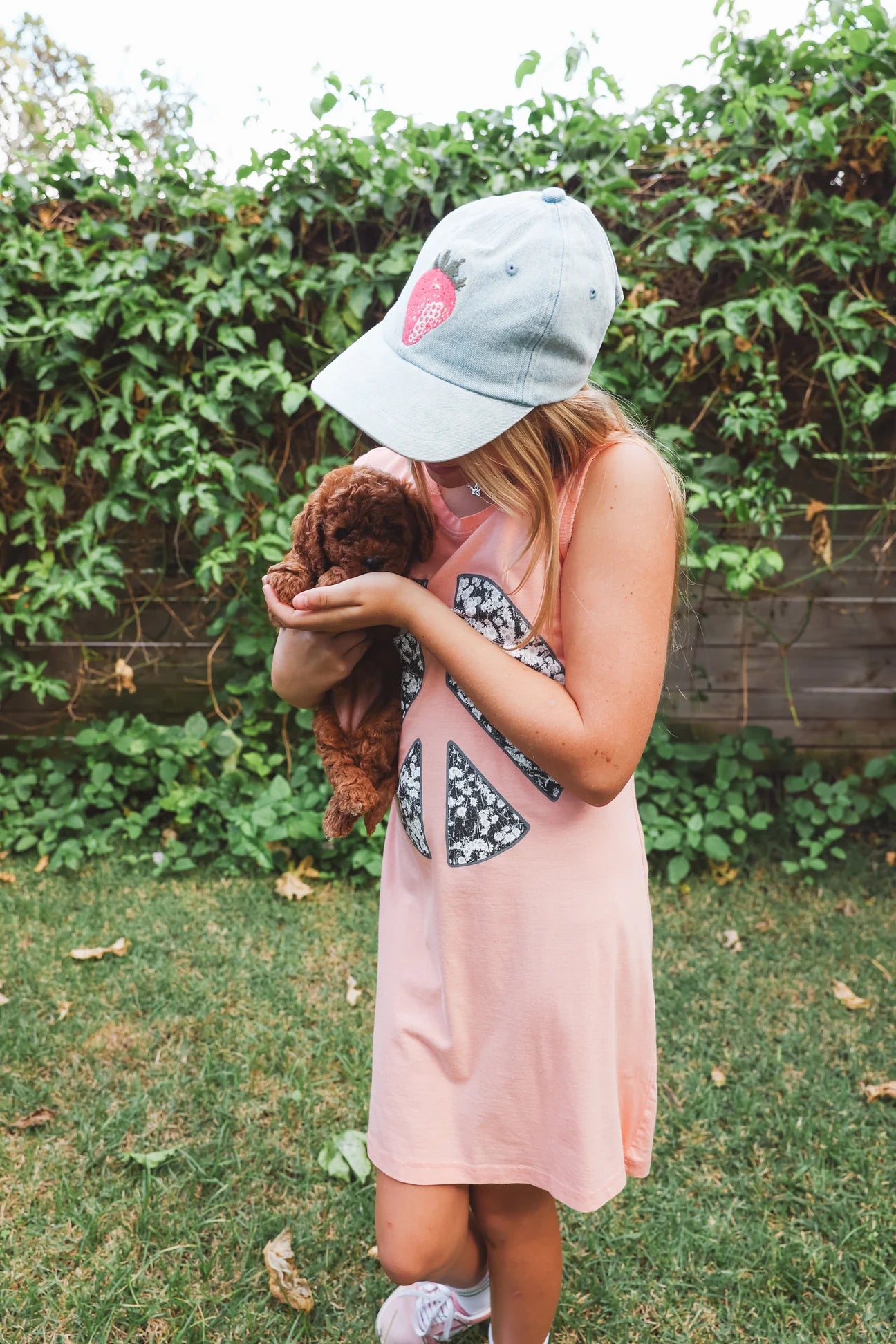 MUSCLE TANK DRESS || PEACE DAISIES