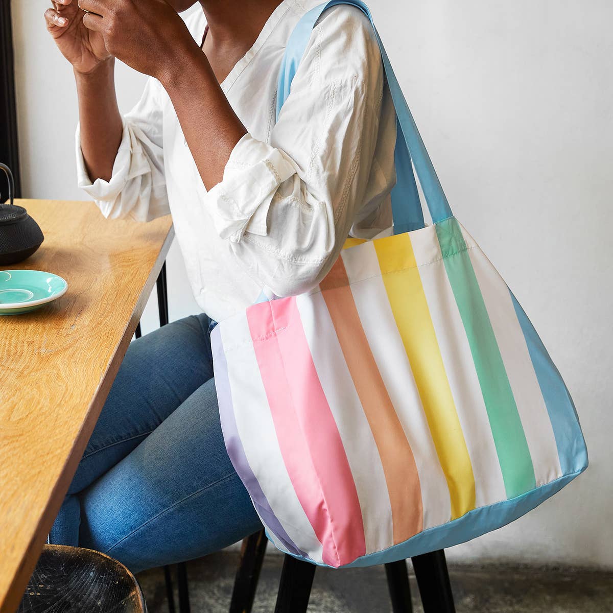 EVERYDAY TOTE BAG || UNICORN WAVES