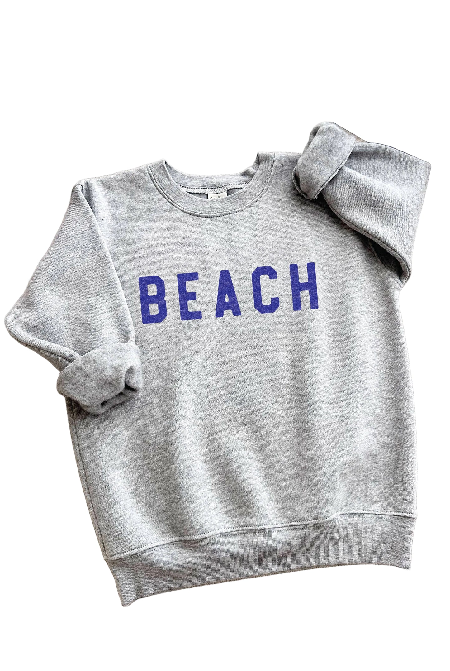 BEACH UNISEX SWEATSHIRT || ATHLETIC HEATHER