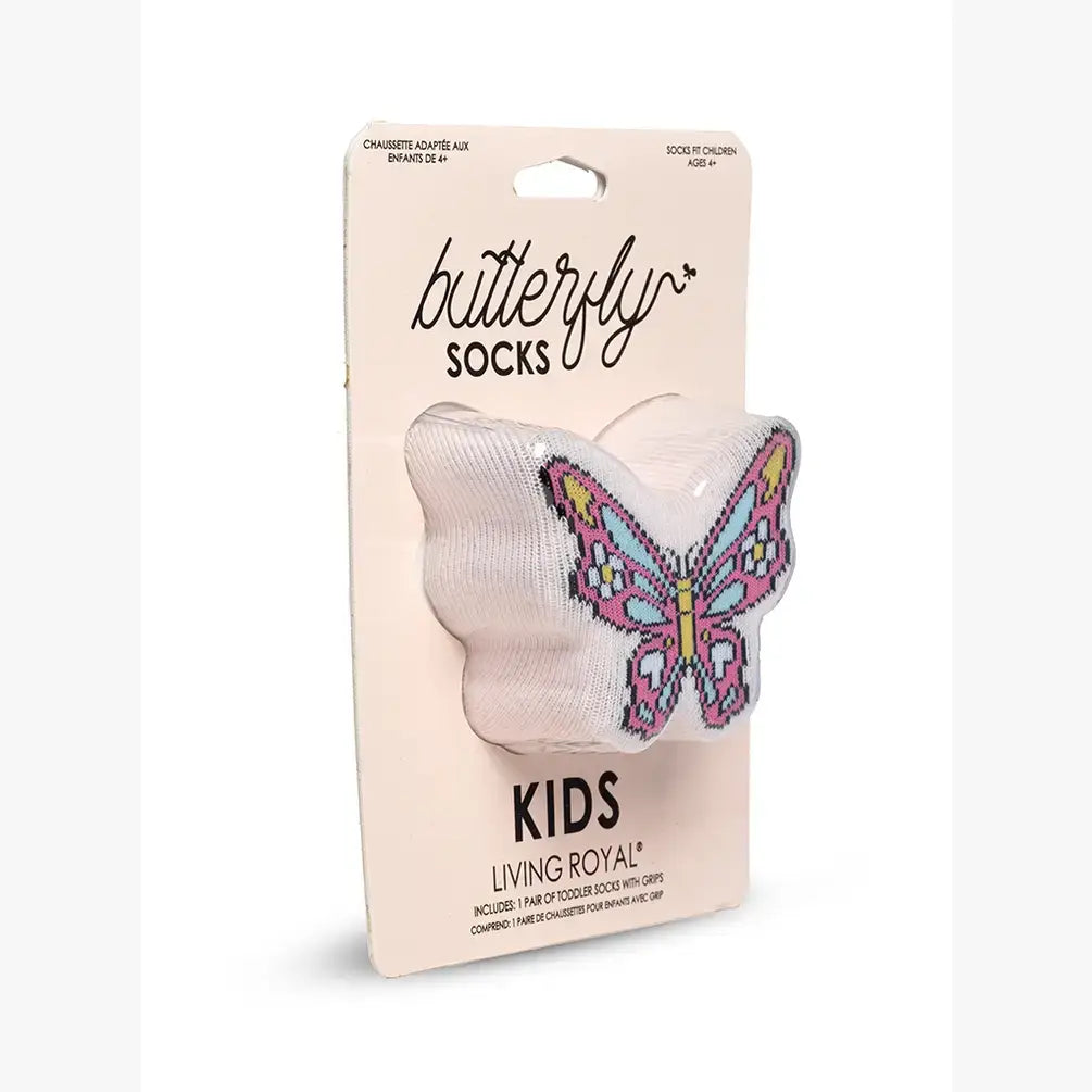 3D PACKAGED CREW SOCKS || BUTTERFLY