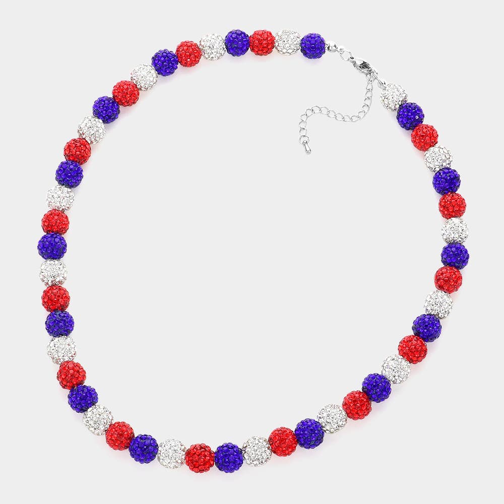 SHAMBALLA BALL BEADED NECKLACE