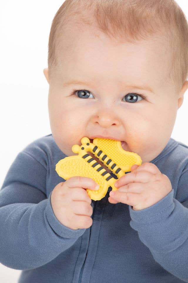 TOOTH BRUSH TEETHER || YELLOW BEE