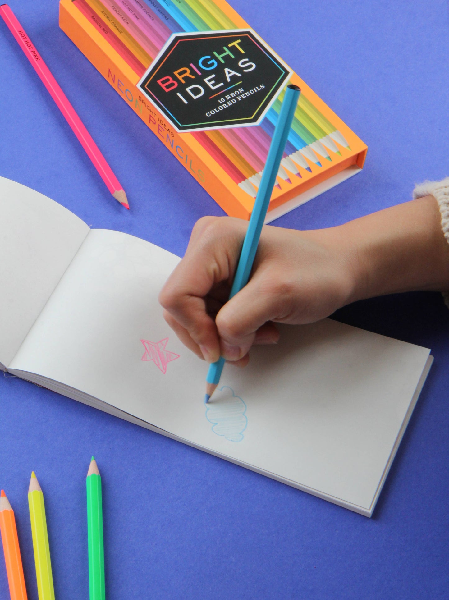 BRIGHT IDEAS NEON COLORED PENCILS