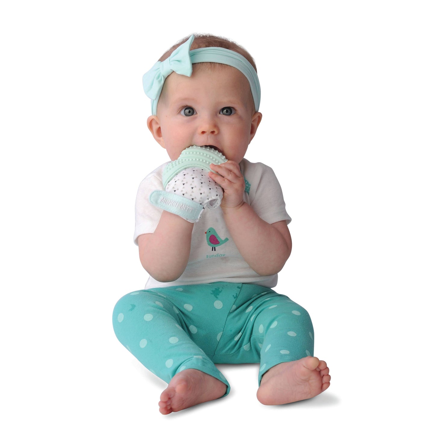 MUNCHI MITT|| PASTEL PINK HEARTS