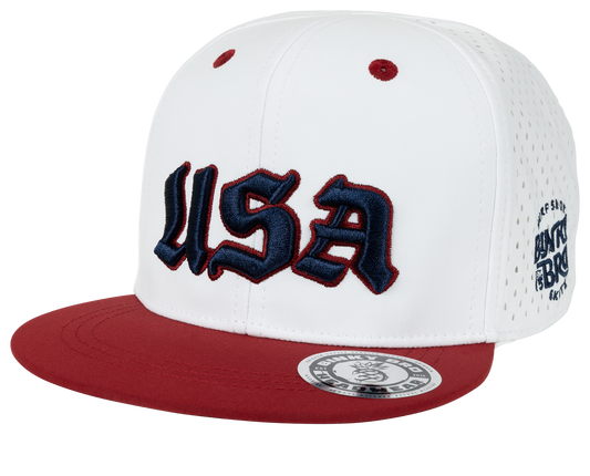 KIDS USA HAT || WHITE