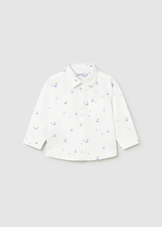 WHITE BOAT L/S LINEN SHIRT