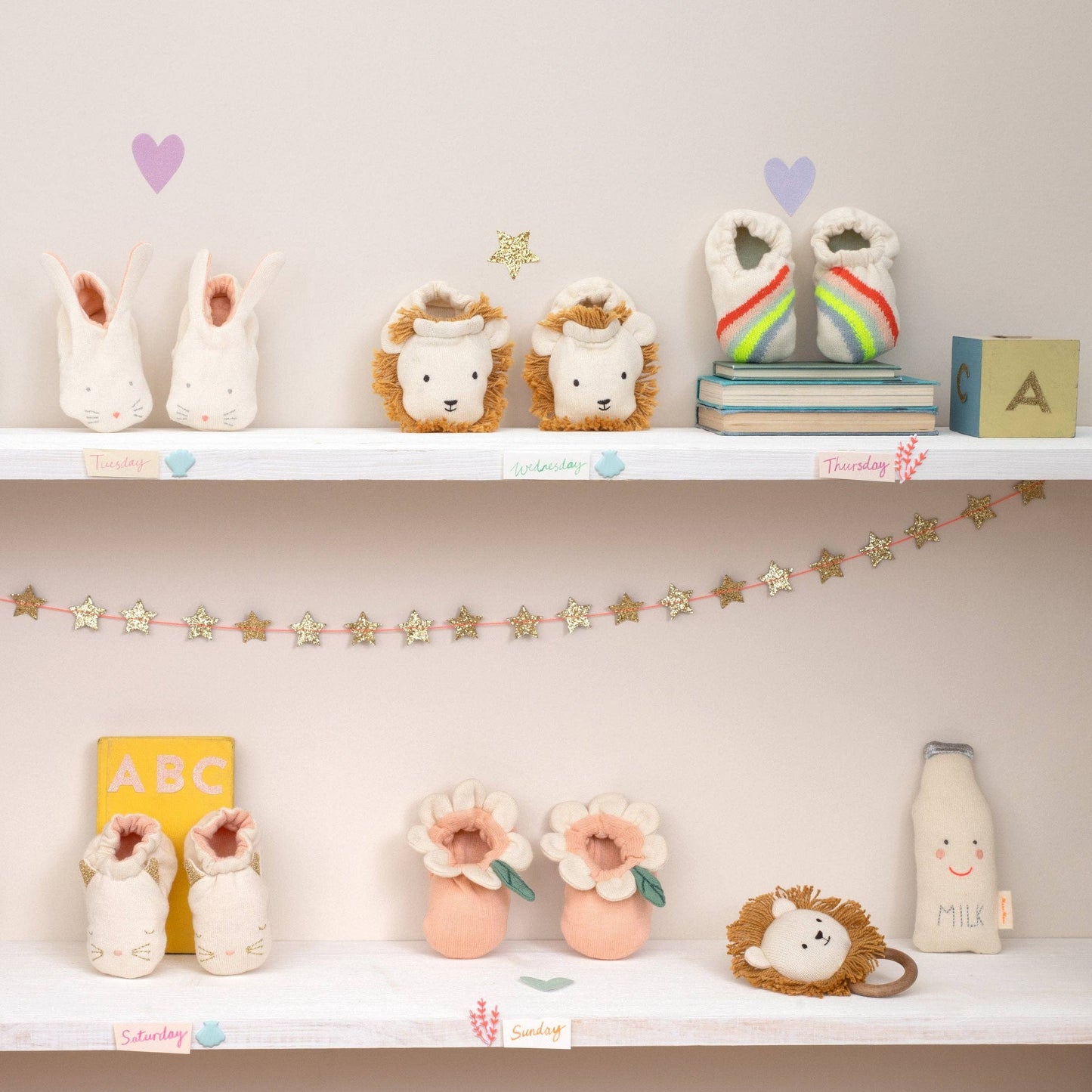 RAINBOW BABY BOOTIES