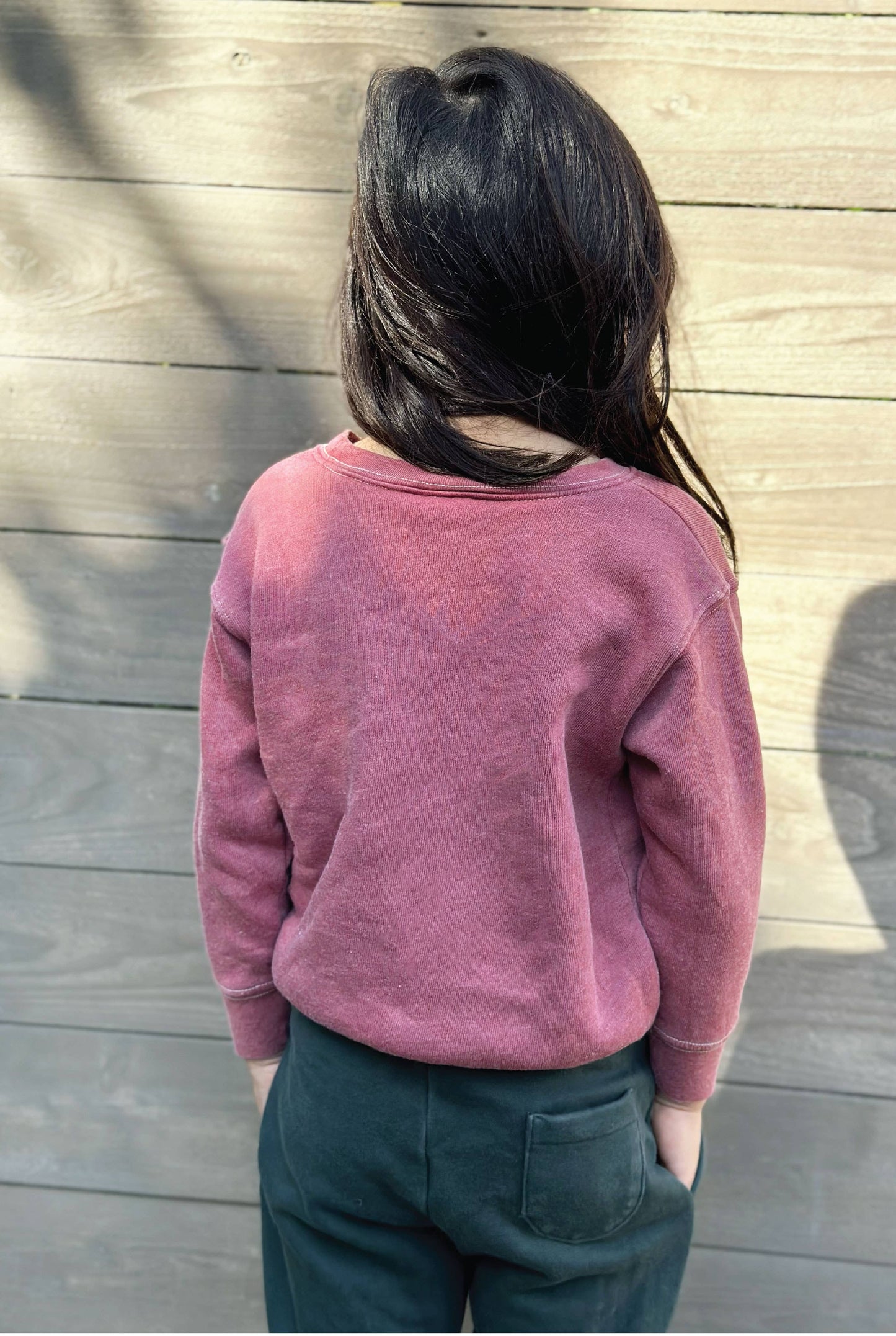 LITTLE BEACH BUM TODDLER SWEATSHIRT || VINTAGE BLACK