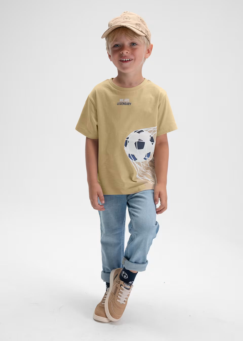 BOY SOCCER GRAPHIC T-SHIRT || NUT