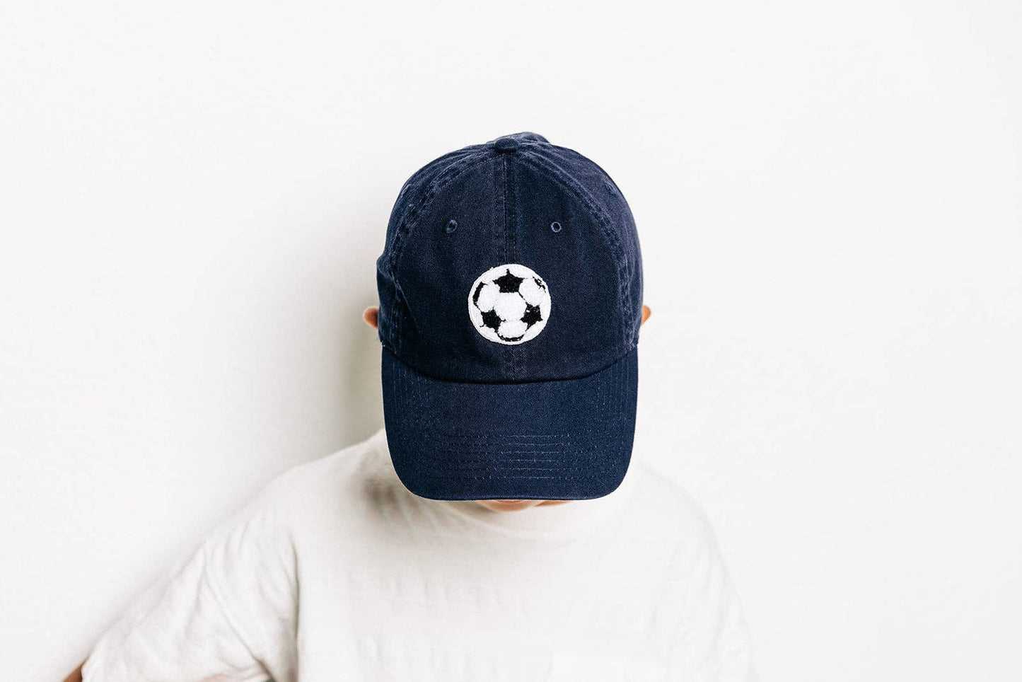 SOCCER PATCH BASEBALL HAT