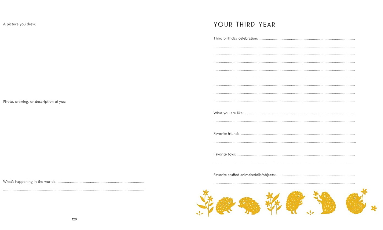 PREMIUM KEEPSAKE BABY BOOK