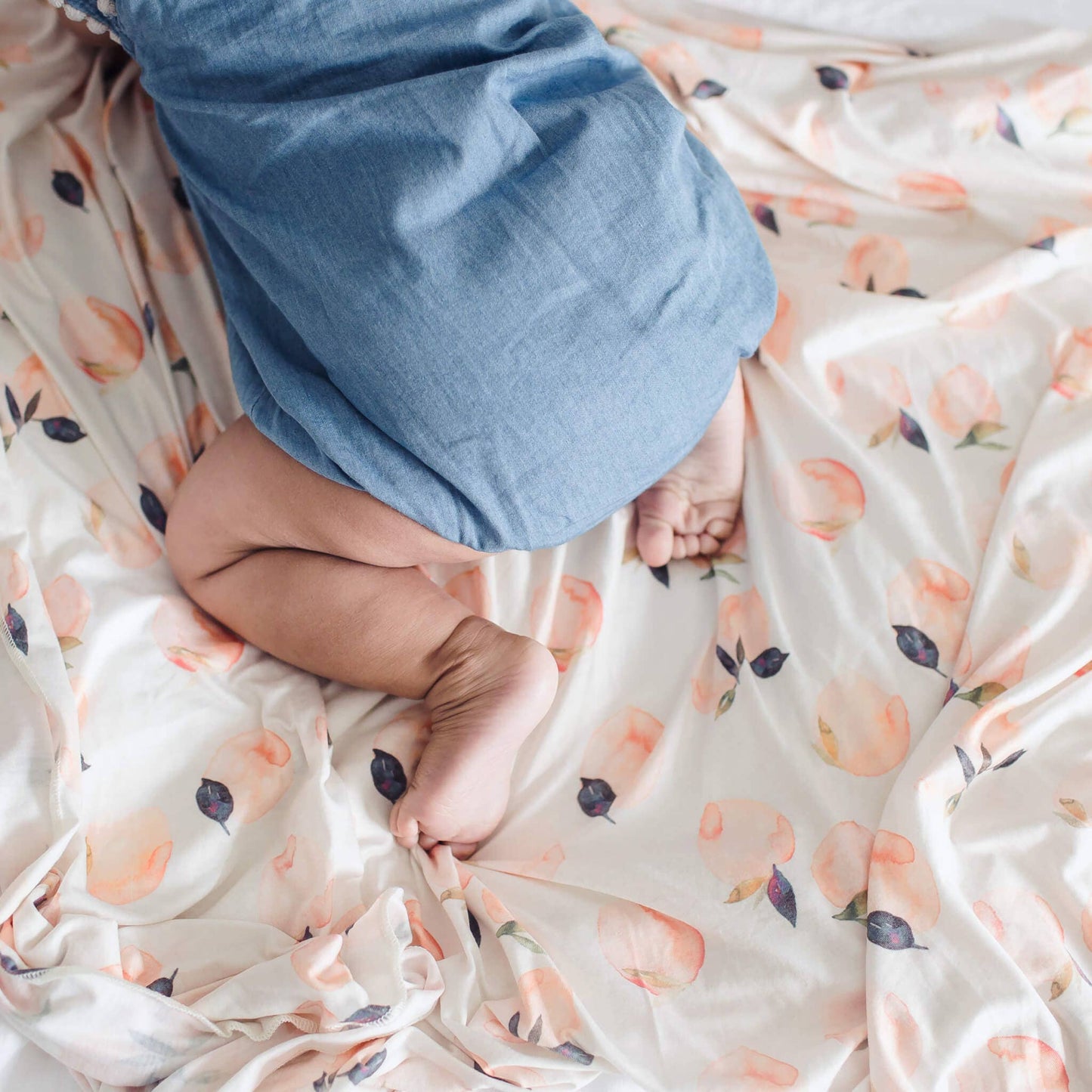 KNIT SWADDLE BLANKET || CAROLINE