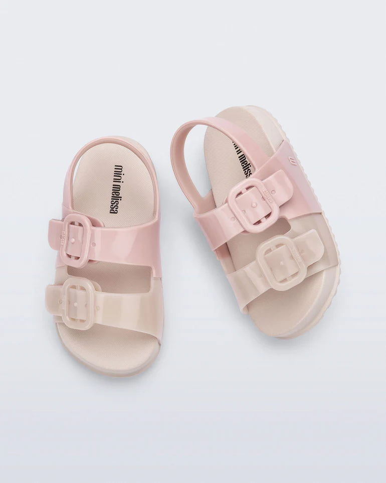 COZY SLIDES BABY || PINK/BEIGE