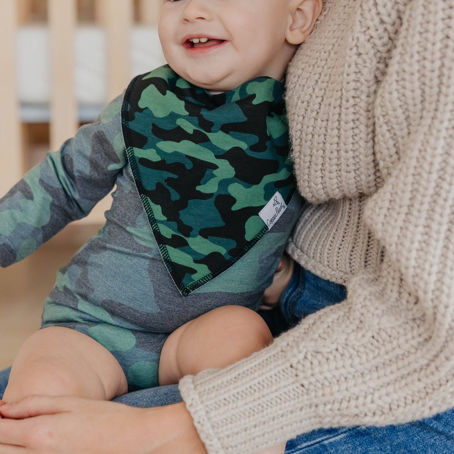 4 PACK BABY BANDANA BIBS || HUNTER