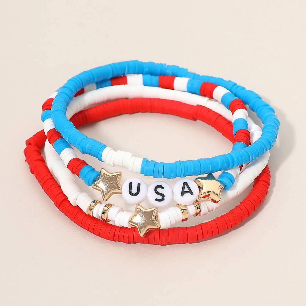 USA BRACELETS || 4PCS