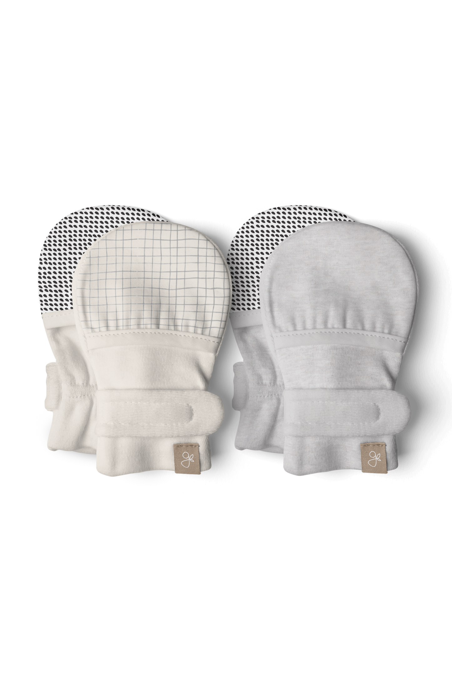 STAY ON 2 PACK BABY MITTS || STORM GRAY/GRIDLOCK