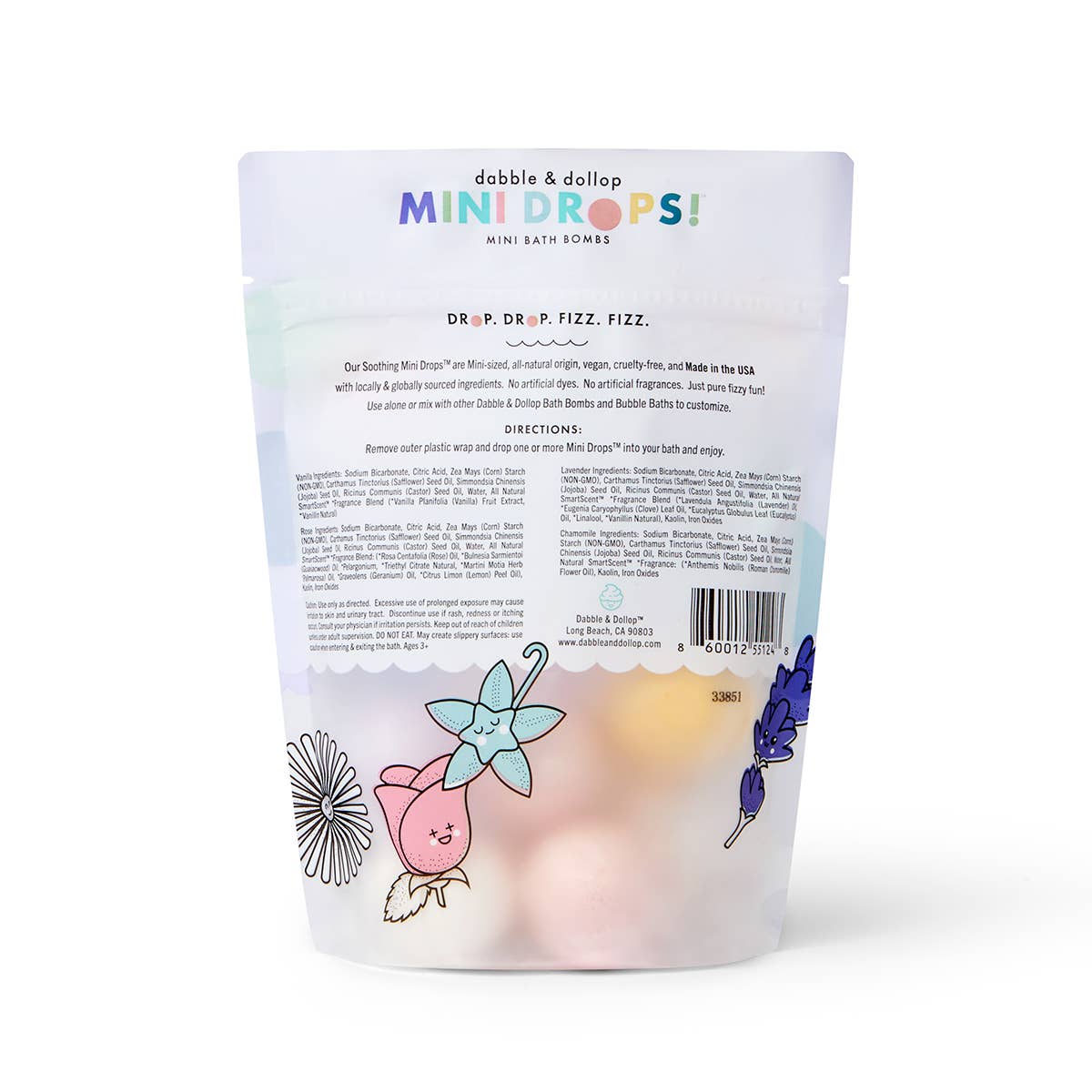 MINI DROPS BATH BOMBS || SOOTHING