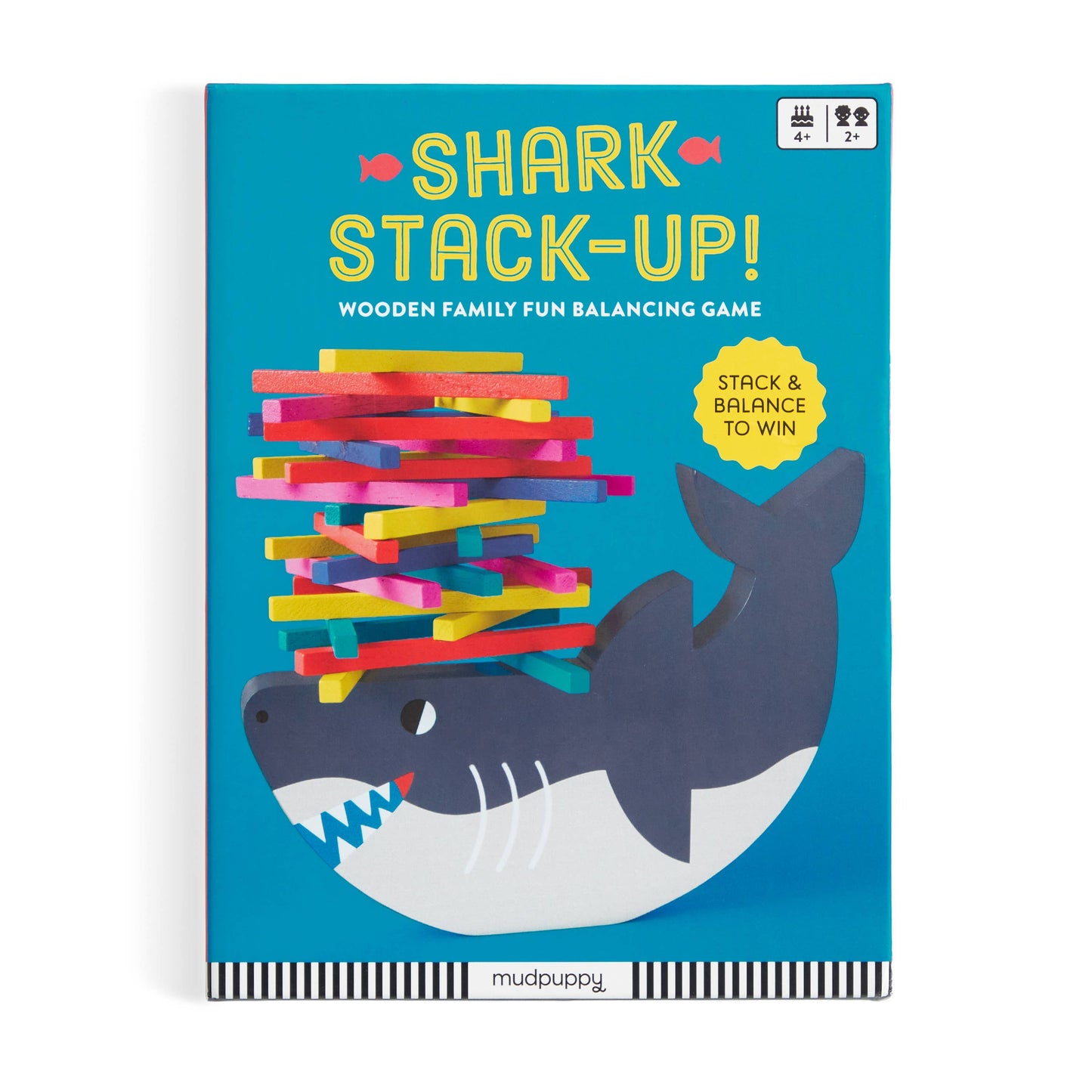SHARK STACK-UP! WOODEN BALANCING GAME